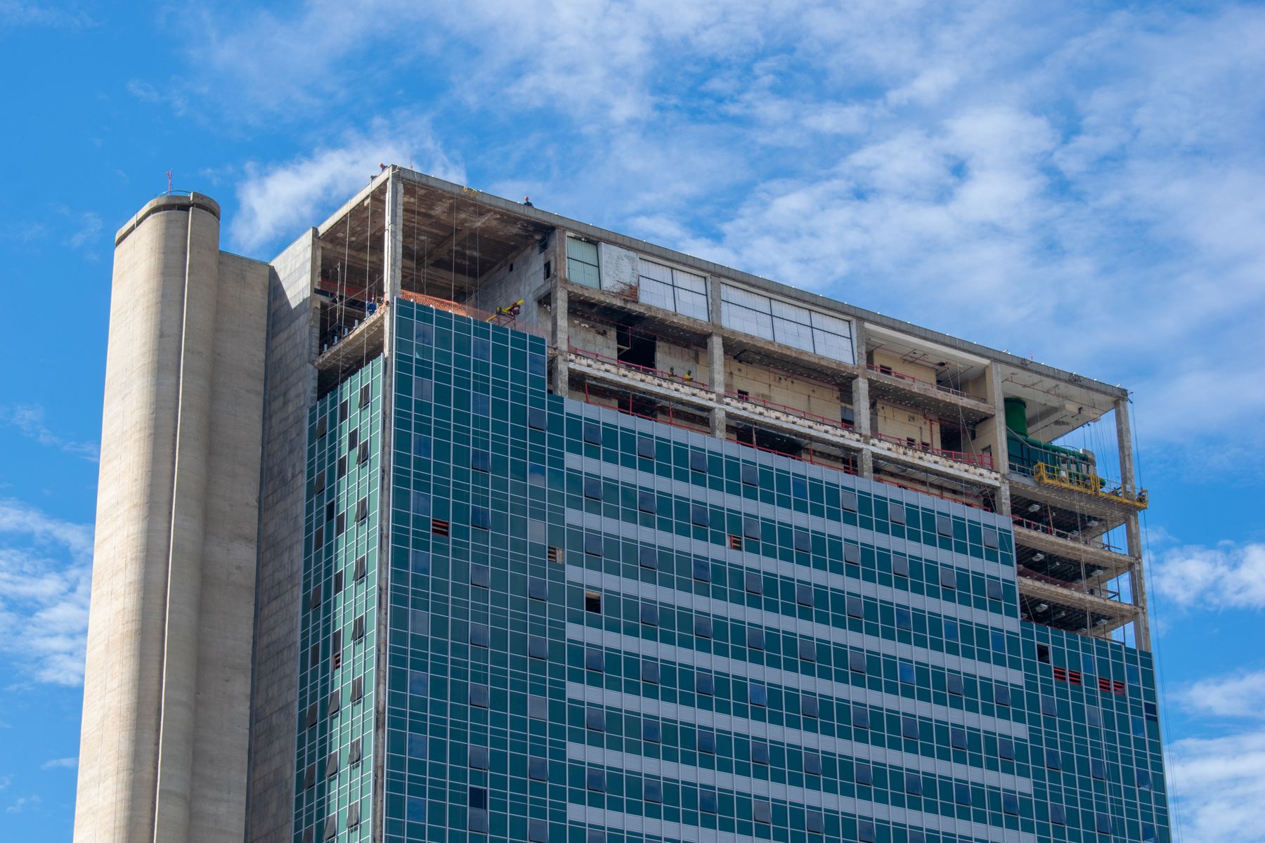 Edifício em construção em Brasília, Brasil